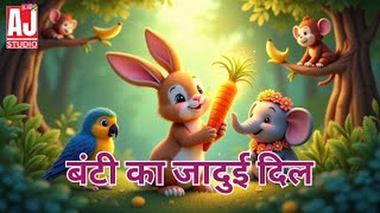 Jungle Animals story for kids😊