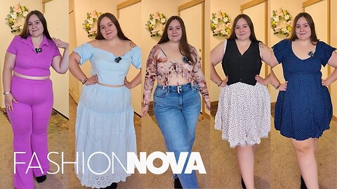 Fashion Nova Plus Size Try On Haul | 2-Piece Sets, Dresses & Tops