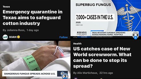 MANY Pestilences on the rise in these last days #pestilence #quarantine