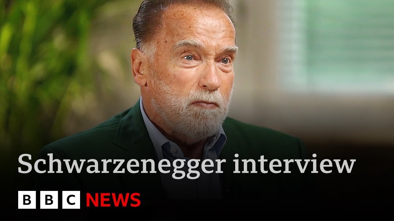 Arnold Schwarzenegger says “stop whining” about Trump's climate policy and "take action" | BBC News