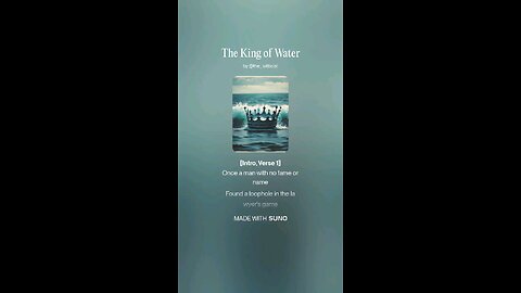 The King of Water