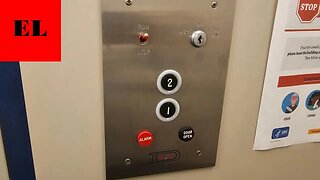Nice, Vintage Dover Black Button Oildraulic Hydraulic Elevator - 433 E Center Street (Kingsport, TN)