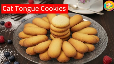 Cat Tongue Cookies 🍪/ Worlds Best Cookies 🍪