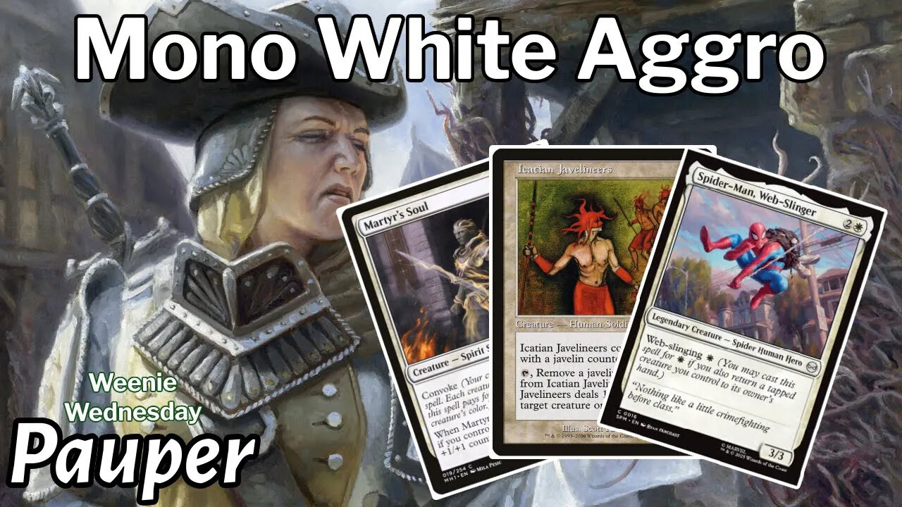 Spider-Man + Icatian Javelineers?! The FASTEST Pauper Aggro Deck Yet | Pauper | MTGO