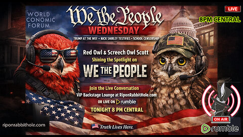 WE THE PEOPLE WEDNESDAY - "Current Events"