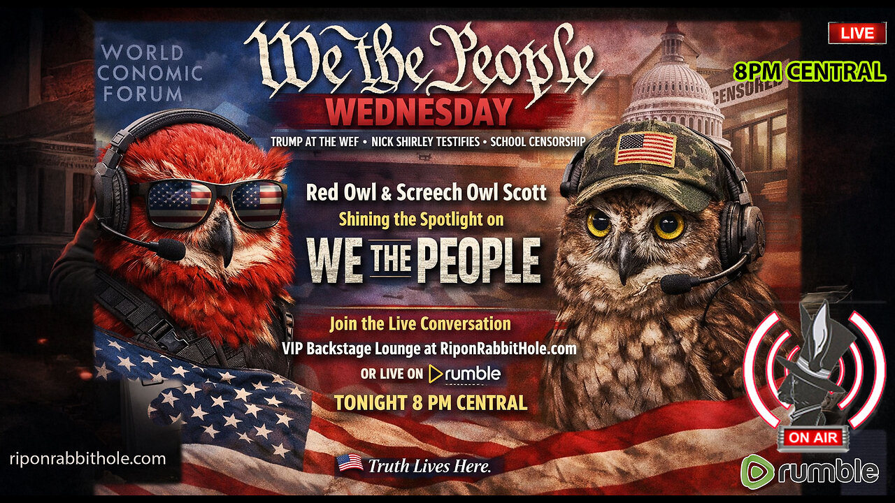 WE THE PEOPLE WEDNESDAY - "Current Events"