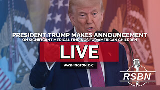 LIVE: Pres. Trump Makes Announcement on Significant Medical Findings for American Children - 9/22/25