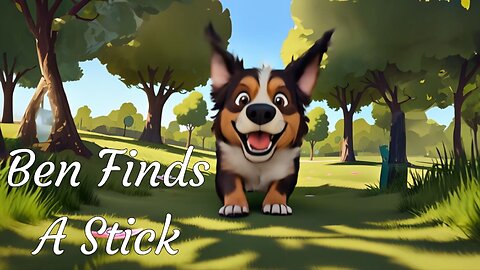 Ben Finds a Stick | A MEGA English Animated and Narrated Children's Video Book
