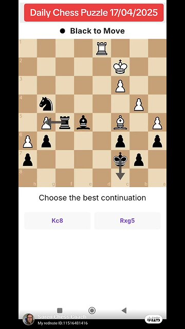 Daily Chess Puzzle 17/04/2025