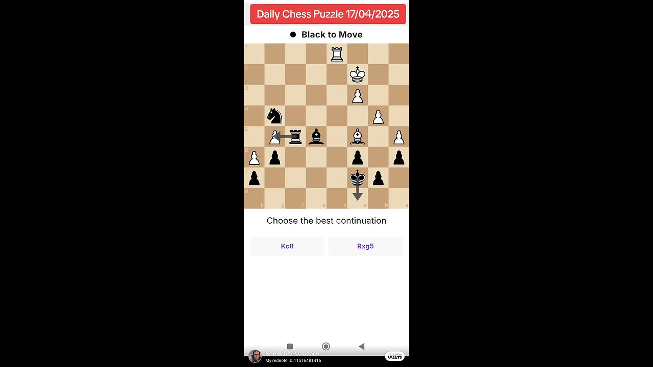 Daily Chess Puzzle 17/04/2025