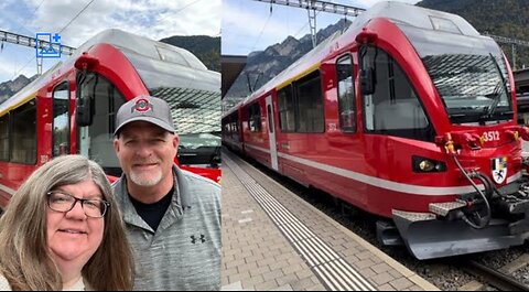 Bernina Express Mountain Train Ride in Switzerland - Sooo Beautiful!
