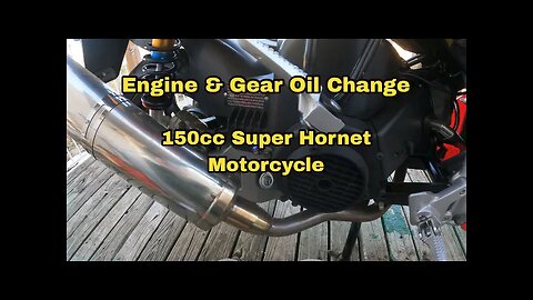 150cc Super Hornet Oil & Gear Oil Change