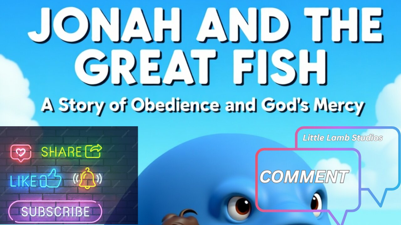 Jonah and the Great Fish A Story of Obedience and God’s Mercy | Little Lamb Studios