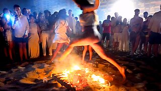 Spain San Juan Festival 🌙 Fire, Ocean & Celebration in Málaga [Costa del Sol 4K]