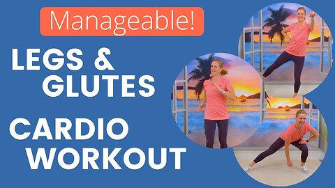15 min Cardio and Strength Workout to Strengthen Legs and Glutes using Body Weight