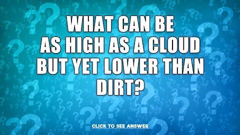 Do you know the answer to this riddle?