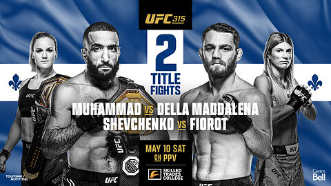 UFC 315: Muhammad vs Della Maddalena | May 10