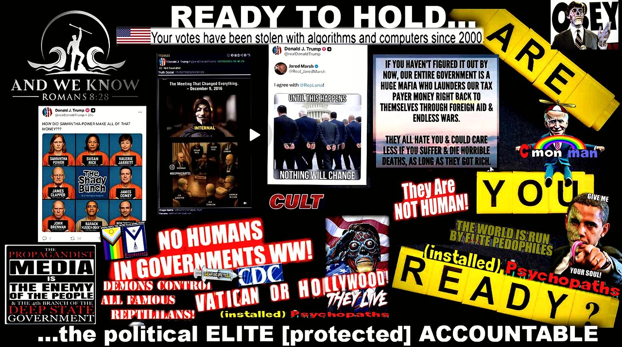 7.21.25: TREASON, Obama, First ARREST will VERIFY action, YOU ARE READY, Pray!