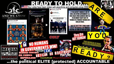 7.21.25: TREASON, Obama, First ARREST will VERIFY action, YOU ARE READY, Pray!