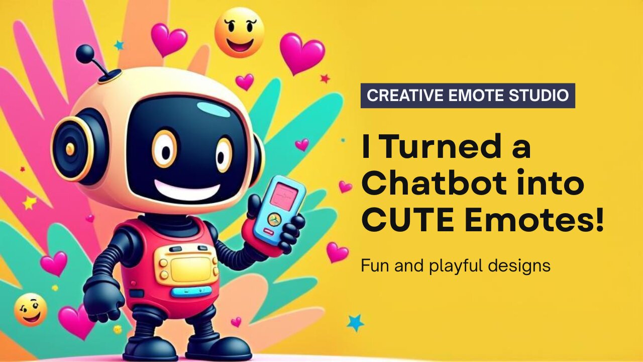 I Turned a Chatbot into CUTE Emotes!