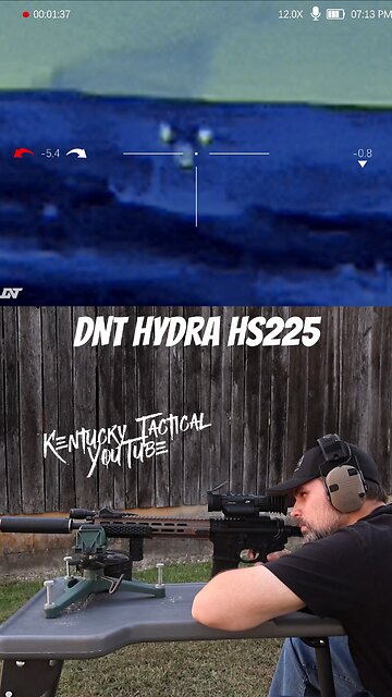 DNT Hydra 3 in 1 Thermal Optic out to 270 yards on Steel