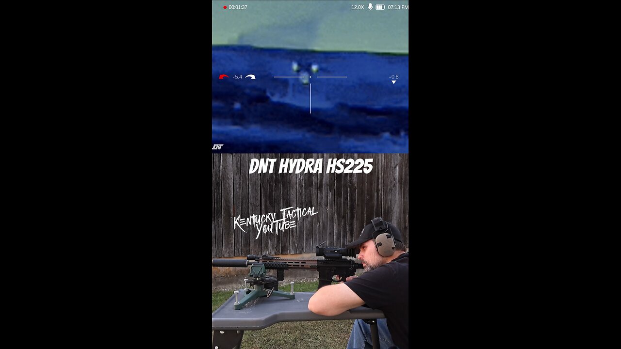 DNT Hydra 3 in 1 Thermal Optic out to 270 yards on Steel