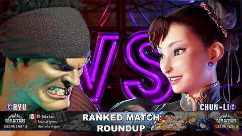 Kuya Kalbo SF6 Ranked Match Roundup. Chun Li Master Rank [Hori Fight Stick]