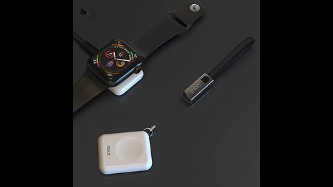 Portable Wireless Charger with Built-in Cable, for Apple Watch All Models