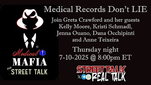 Rebroadcast of Medical Mafia with Greta Crawford from 7-10-2025