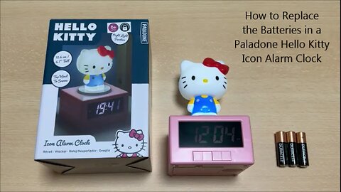 How to Change Batteries in a Paladone Hello Kitty Clock