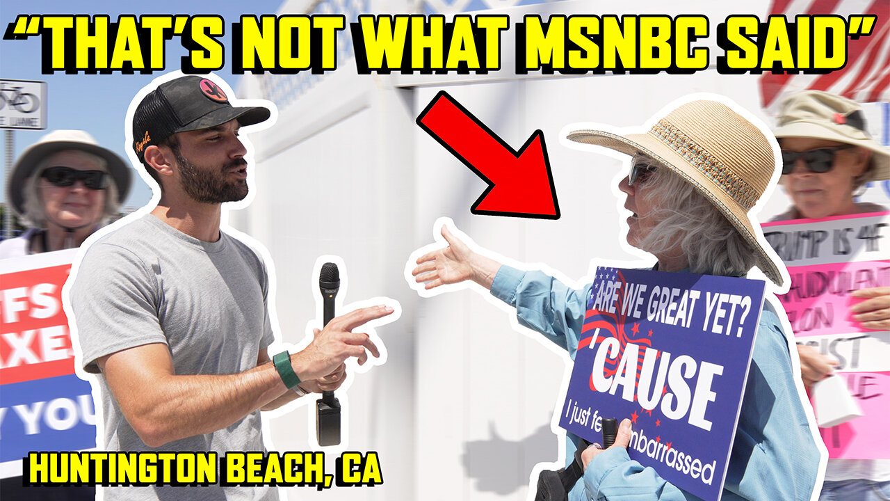 Anti-Trump Protesters Get FACT CHECKED In Real Time