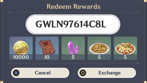Another July 30, 2025 ITEM Code (Genshin Impact)