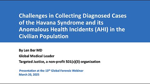 Challenges in Collecting Havana Syndrome Diagnosed Cases in civilian population