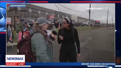 White liberal protesters get schooled by "brown" reporter