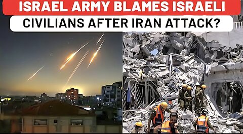 Israel Army Shockingly Blames Israeli Civilians After Deaths, Destruction In Latest Iran Attack |IDF