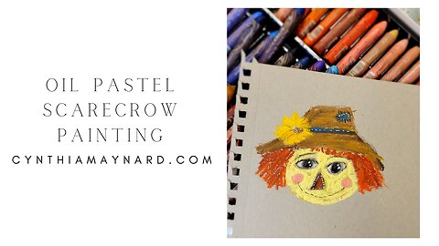 Oil Pastel Scarecrow