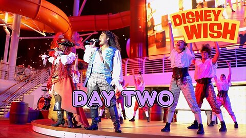 Day 2 Disney Wish Cruise: Pirate Fireworks Night