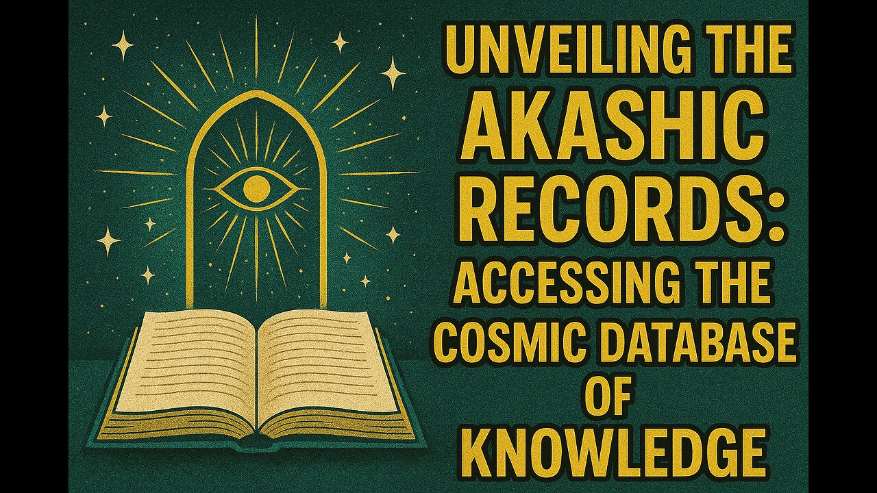 Unveiling the Akashic Records: Accessing the Cosmic Database of Knowledge