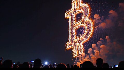 비트코인 신고가를 축하하며 먹방