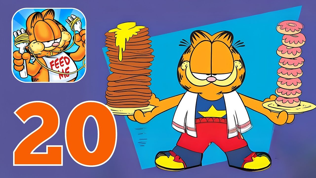 Garfield: My Big Fat Diet - Gameplay Walkthrough Part 20 - Level 191-200 (iOS, Android)