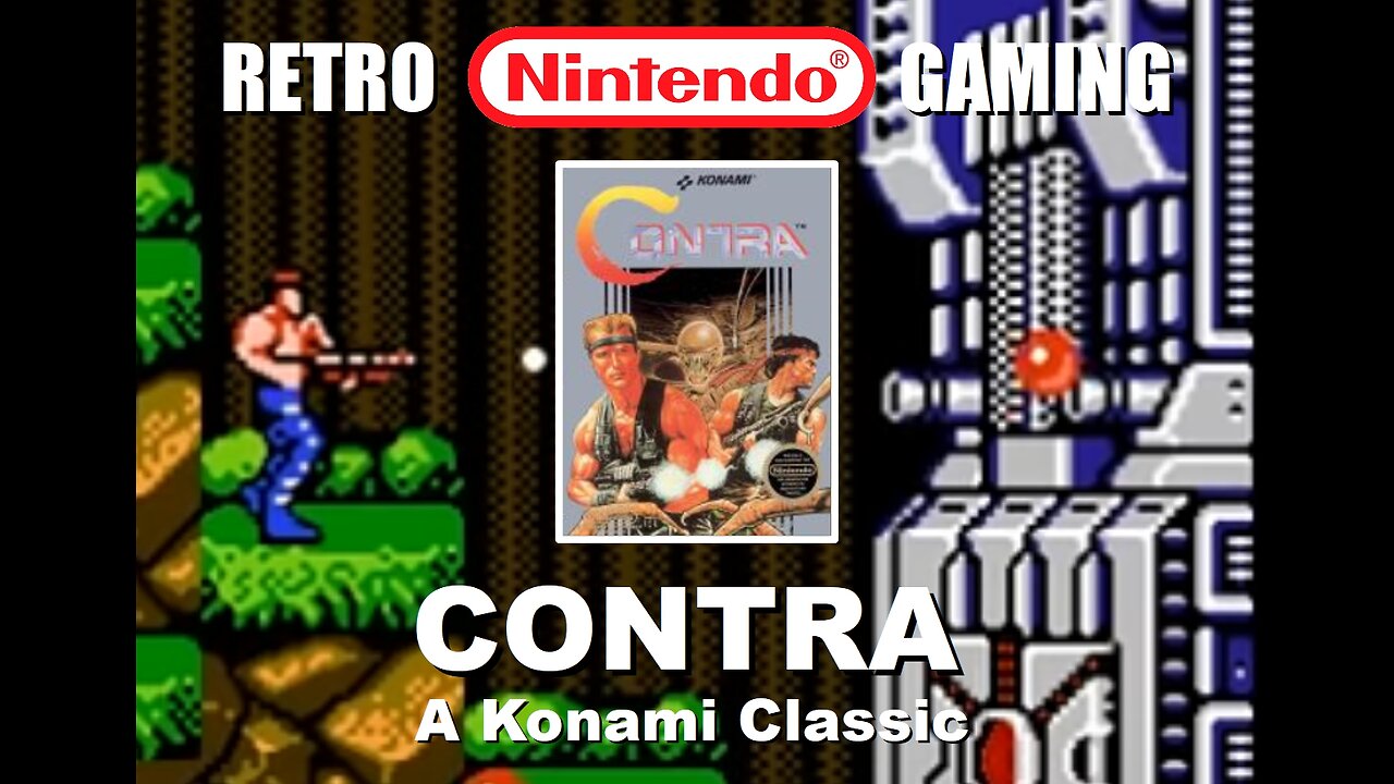 Contra (NES): Kill the Alien Invaders with BrightGaming in a Classic Konami Arcade NES Nintendo Game