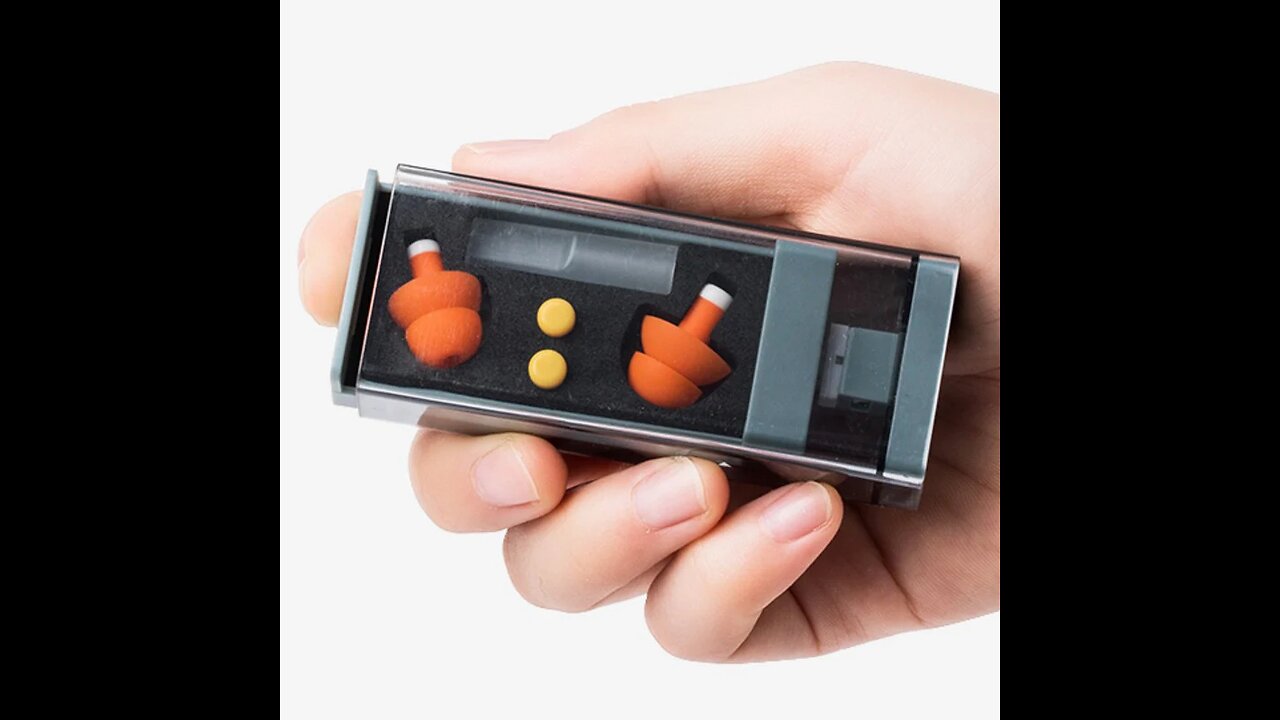 Portable Earplugs Set, with Ergonomic Design, Soft Material & Noise Reduction, for Sleeping, Resting
