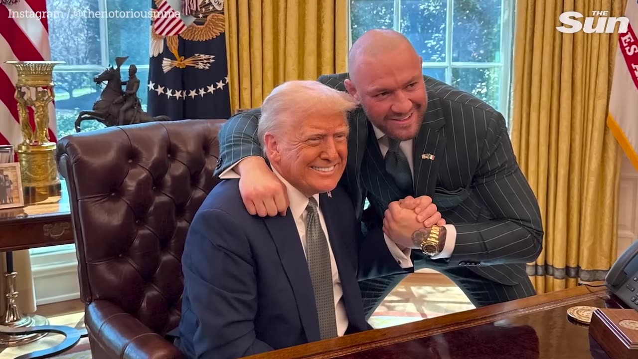 Donald Trump and mcgergor