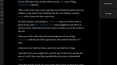 Scripture Study 2025-07-09 Ezekiel 1 Planets not Angels