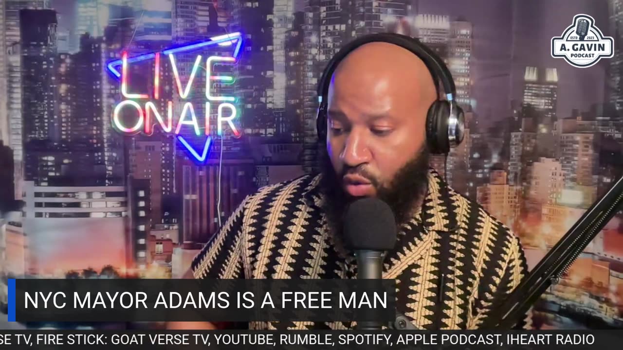 The Arrington Gavin Show "NYC HAS AN INDEPENDENT CANDIDATE"