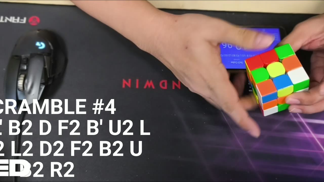 Uncle Solves Rubik's day 5: 8 Apr 2025 Ao5 21.19
