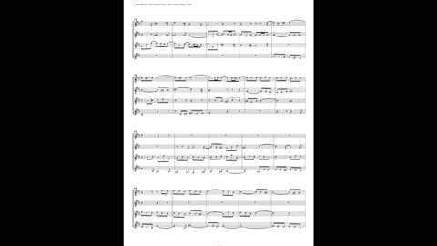 J.S. Bach - Well-Tempered Clavier: Part 2 - Fugue 18 (Clarinet Quartet)