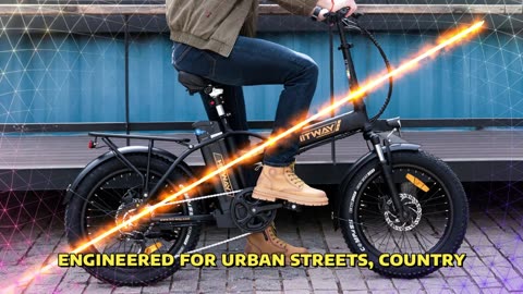 HITWAY BK11 Electric Bike 250W Motor 36V 12Ah Battery 20"*3.0 Fat Tire Electric Bike for Adults