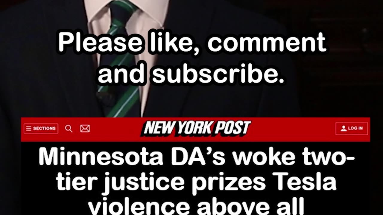 Minnesota DA’s Woke Two-Tier Justice System: Prizes Tesla Violence