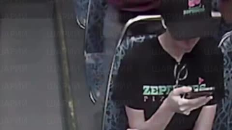 The moment of the inadequate attack on the Ukrainian woman and her murder.